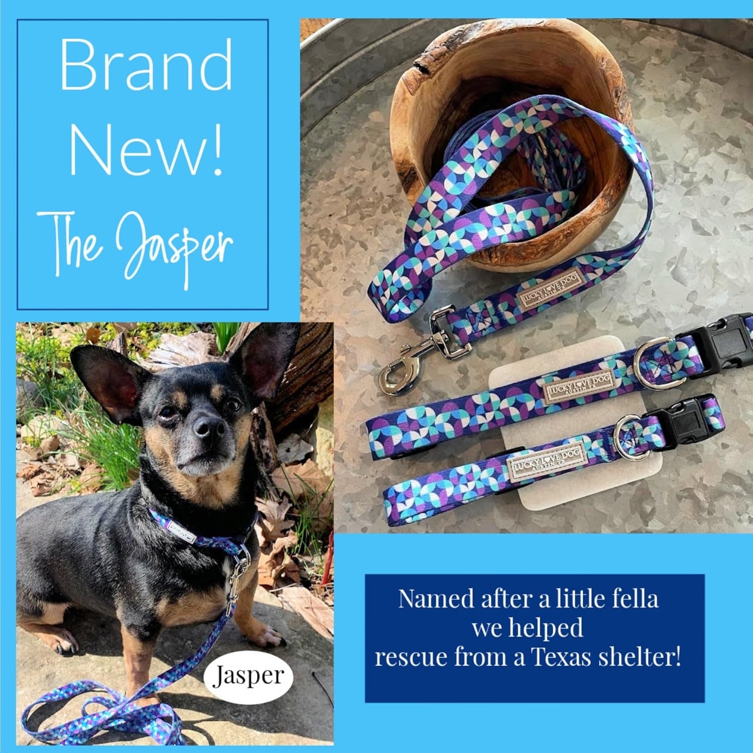 - Adjustable Dog Collar with Easy Click Buckle for Small Dogs, Durable, & Comfortable for Male & Female Dogs, Pet Collar for Puppies & Adult Ones - Jasper, Small