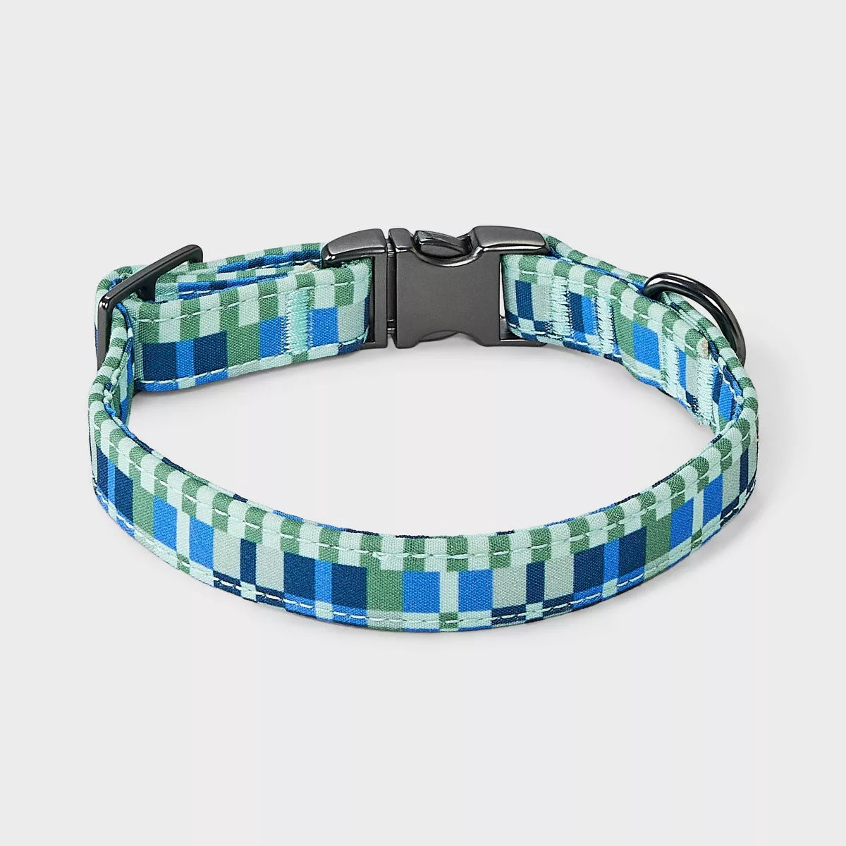 Fashion Geo Check Dog and Cat Collar - Boots & Barkley