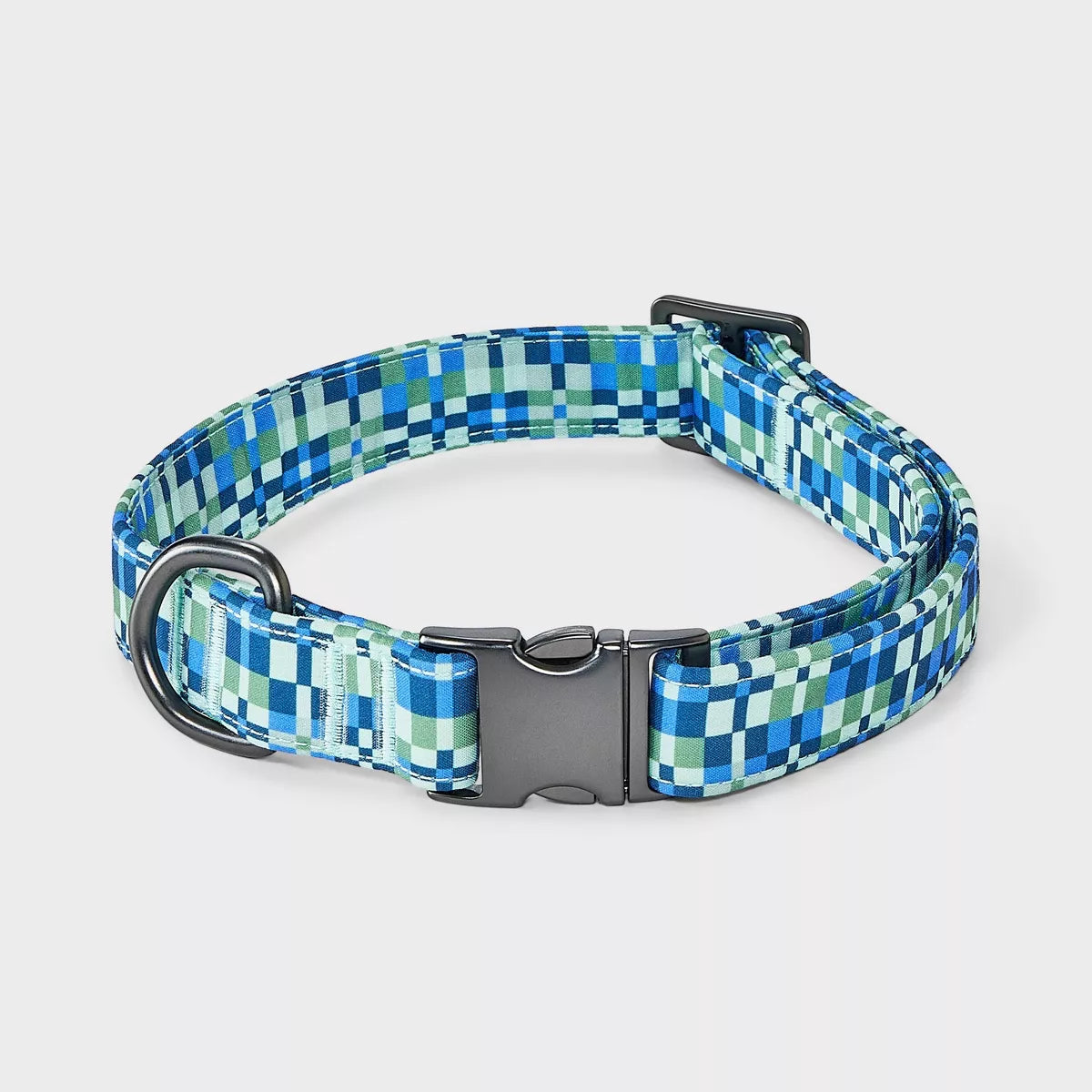 Fashion Geo Check Dog and Cat Collar - Boots & Barkley